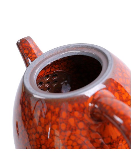 Orange Teapot